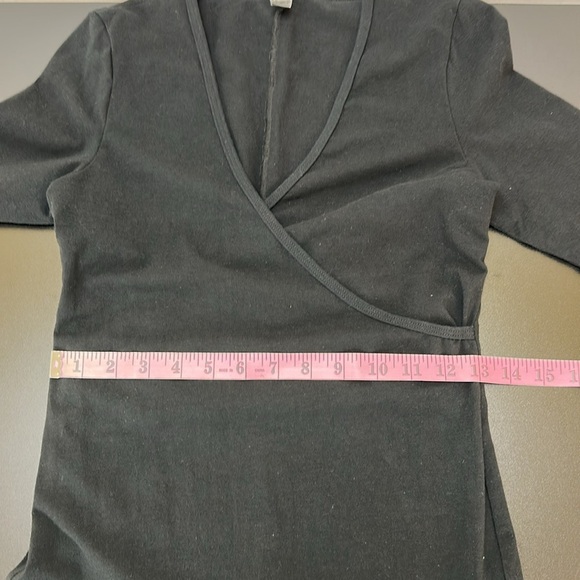 American Apparel Black Unitard Catsuit Jumpsuit Medium Bodycon Long Sleeve - Picture 12 of 16